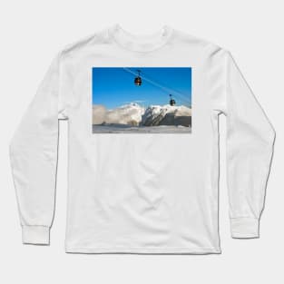 Courchevel 1850 3 Valleys Mont Blanc Alps France Long Sleeve T-Shirt